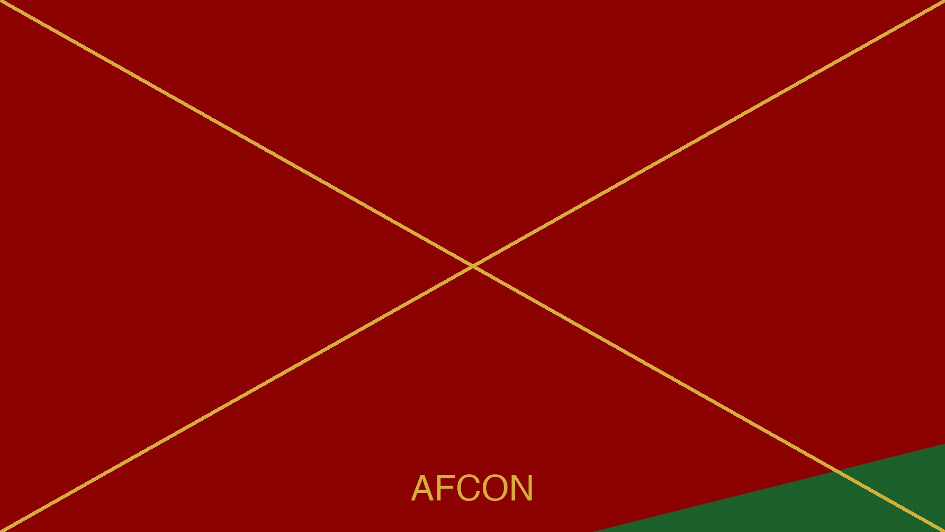 AFCON league identity illustration — Pan-African symbolism with geometric abstraction