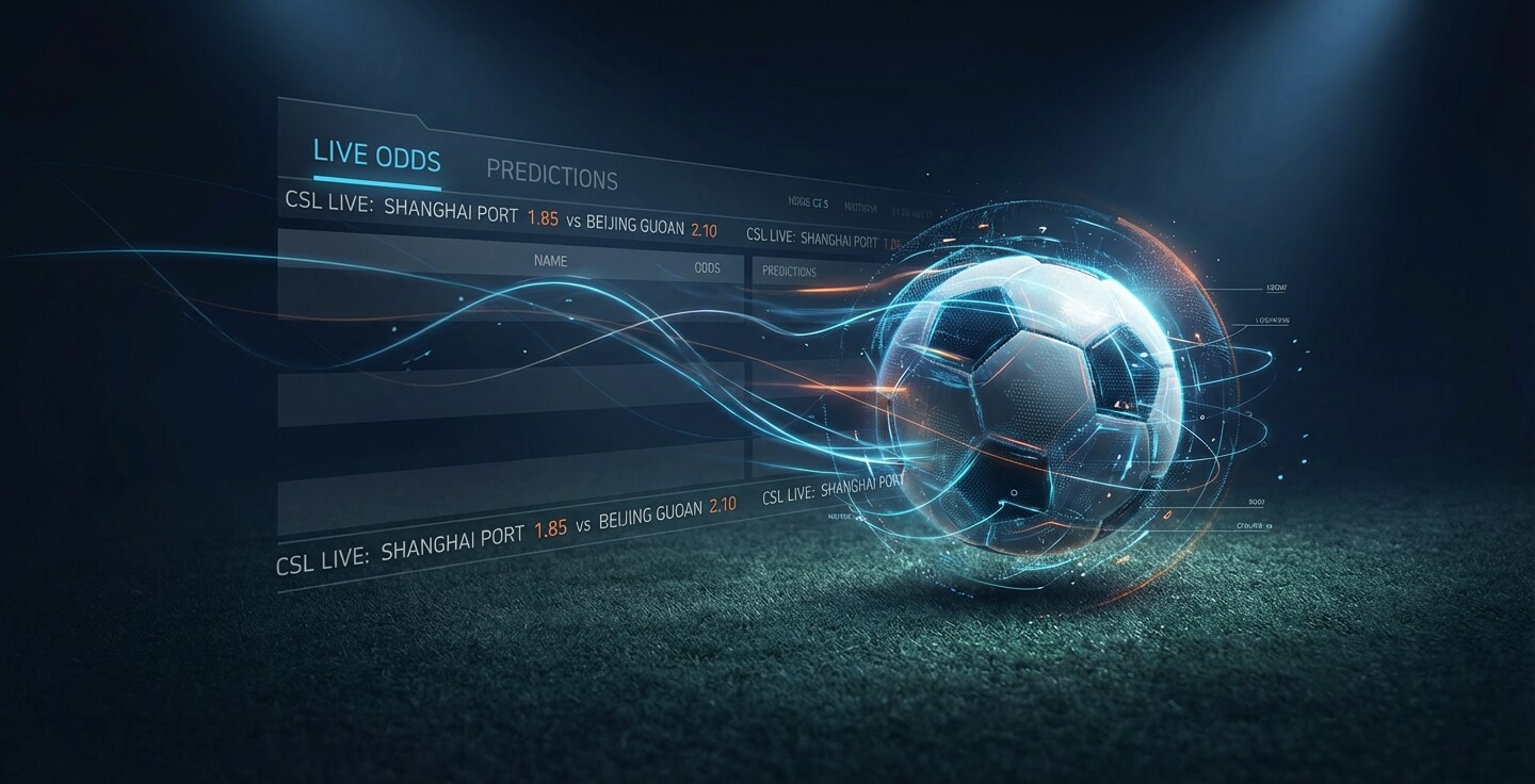 Chinese Super League Live Betting: CSL Prediction Markets & Real-Time Odds